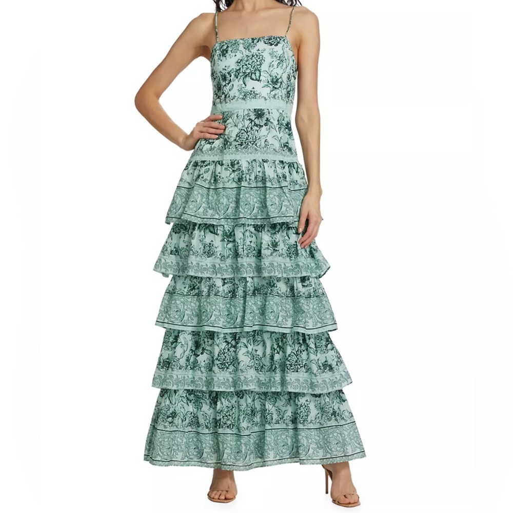 Alice + Olivia Valencia Journey Floral Julep Maxi Dress